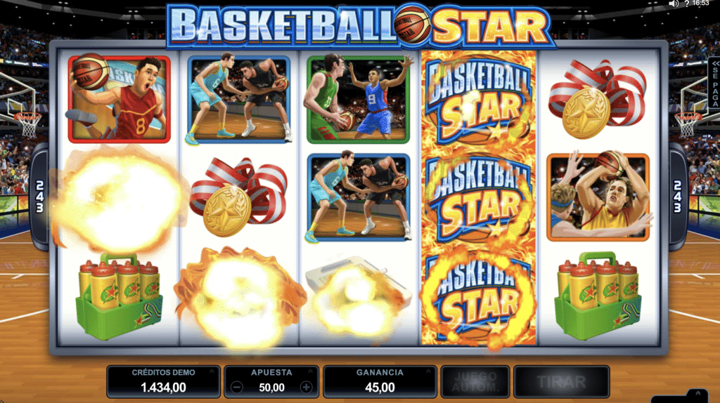 Basketball Star Rolling Reels